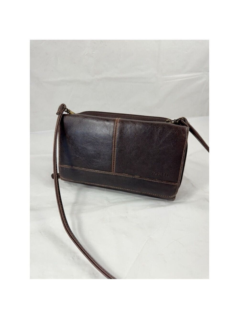 Rosetti Brown Shoulder Wallet ORGANIZER PHONE POCKET